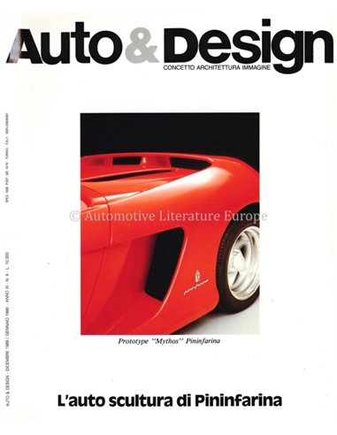 1990 AUTO & DESIGN MAGAZINE ITALIAN & ENGLISH 59