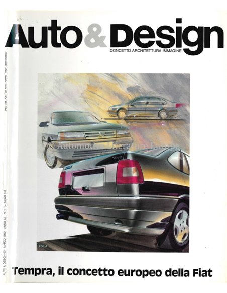 1990 AUTO & DESIGN MAGAZINE ITALIENISCH & ENGLISCH 60