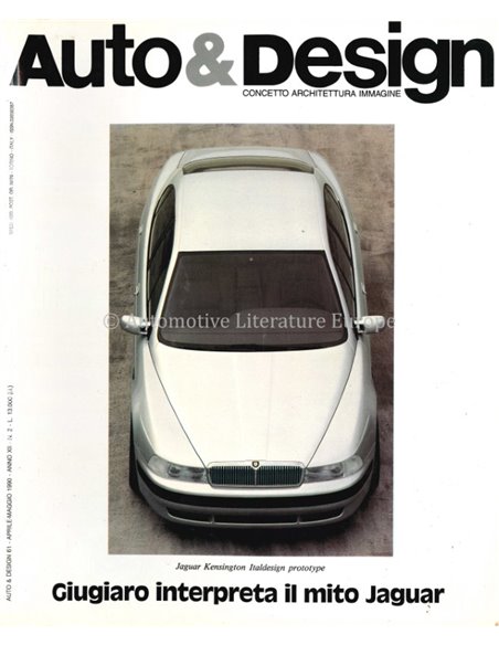 1990 AUTO & DESIGN MAGAZINE ITALIAN & ENGLISH 61