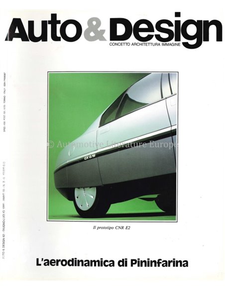 1990 AUTO & DESIGN MAGAZINE ITALIAN & ENGLISH 62