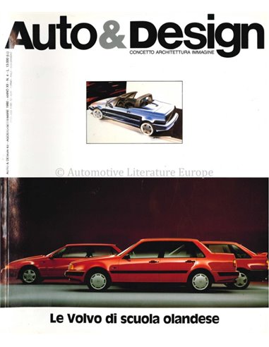 1990 AUTO & DESIGN MAGAZINE ITALIAN & ENGLISH 63