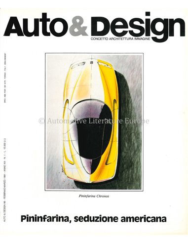 1991 AUTO & DESIGN MAGAZINE ITALIAN & ENGLISH 66