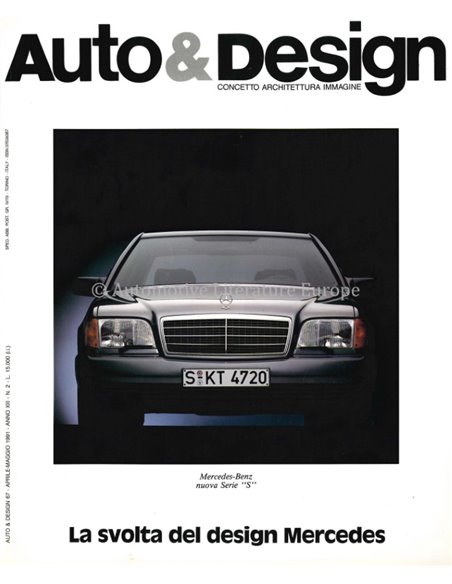 1991 AUTO & DESIGN MAGAZINE ITALIAANS & ENGELS 67