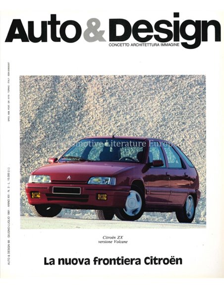1991 AUTO & DESIGN MAGAZINE ITALIAN & ENGLISH 68