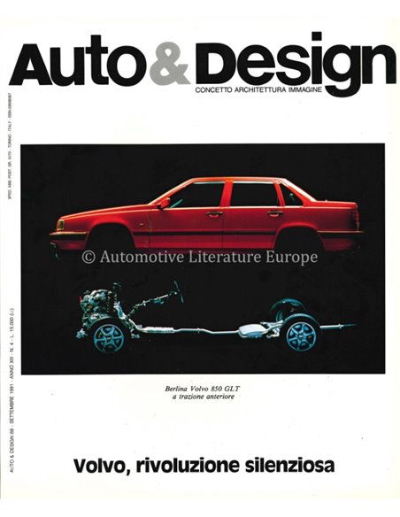 1991 AUTO & DESIGN MAGAZINE ITALIAN & ENGLISH 69