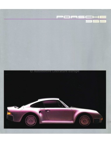 1986 PORSCHE 959 PROSPEKT DEUTSCH