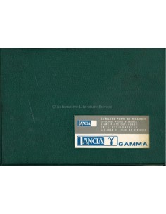 1977 LANCIA GAMMA ONDERDELENHANDBOEK