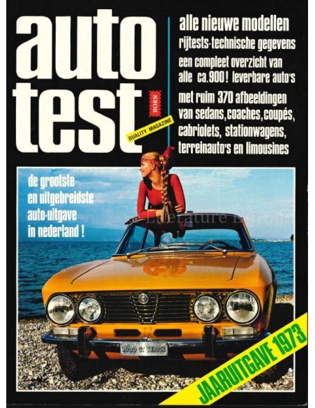 1973 AUTOTEST JAARBOEK NEDERLANDS