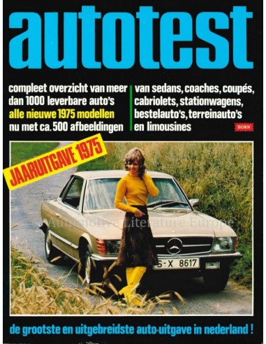 1975 AUTOTEST YEARBOOK DUTCH