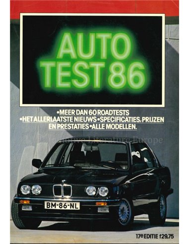 1986 AUTOTEST JAARBOEK NEDERLANDS