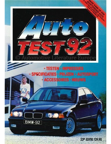 1992 AUTOTEST JAARBOEK NEDERLANDS