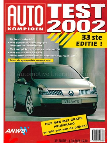 2002 AUTOTEST JAHRBUCH NIEDERLÄNDISCH