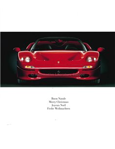 1992 FERRARI 348 SERIE SPECIALE POSTCARD
