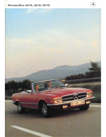 1980 MERCEDES BENZ SL PROSPEKT NIEDERLÄNDISCH