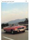 1980 MERCEDES BENZ SL BROCHURE NEDERLANDS