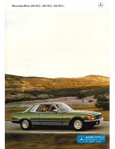 1980 MERCEDES BENZ SLC PROSPEKT NIEDERLÄNDISCH