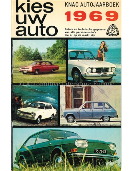 1969 KNAC AUTOJAHRBUCH NIEDERLÄNDISCH
