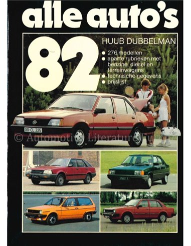 1982 KNAC AUTOJAARBOEK NEDERLANDS