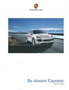 2011 PORSCHE CAYENNE HARDCOVER BROCHURE NEDERLANDS