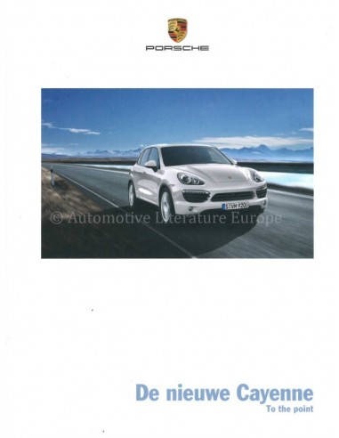 2011 PORSCHE CAYENNE HARDCOVER PROSPEKT NIEDERLÄNDISCH