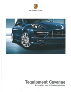 2012 PORSCHE CAYENNE TEQUIPMENT BROCHURE DUTCH