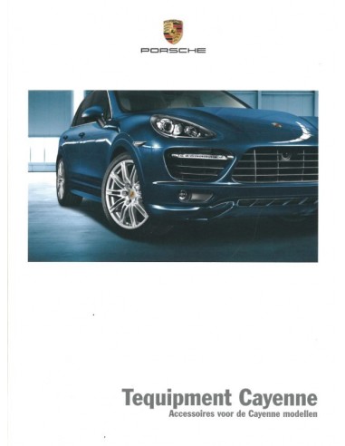 2012 PORSCHE CAYENNE TEQUIPMENT PROSPEKT NIEDERLÄNDISCH