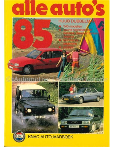 1985 KNAC CAR YEARBOOK DUTCH