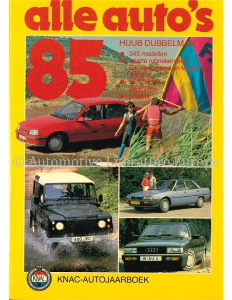 1985 KNAC AUTOJAHRBUCH NIEDERLÄNDISCH