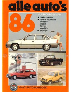 1986 KNAC CAR YEARBOOK DUTCH