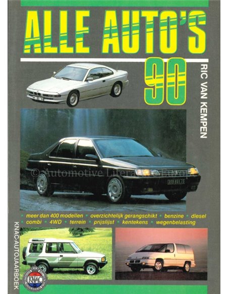 1990 KNAC CAR YEARBOOK DUTCH