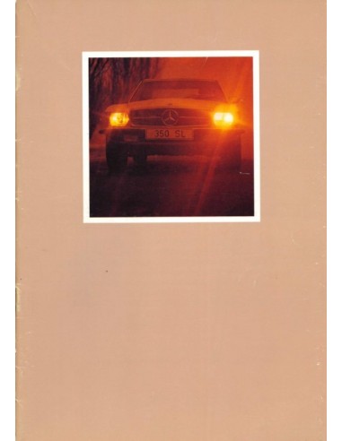 1972 MERCEDES BENZ SL PROSPEKT NIEDERLÄNDISCH