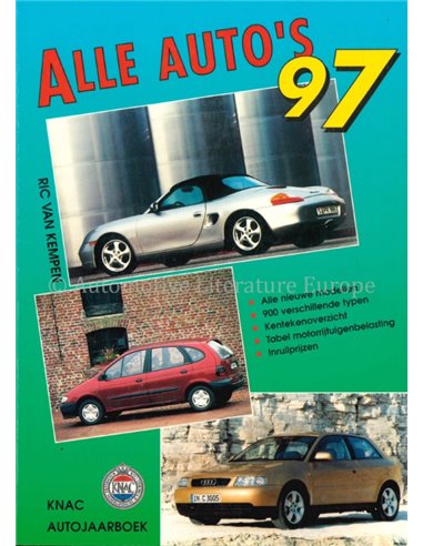 1997 KNAC AUTOJAARBOEK NEDERLANDS