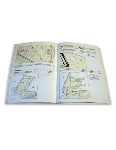 1988 FERRARI TESTAROSSA INSTRUCTIEBOEKJE USA VERSIE 536/88