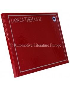 1987 LANCIA THEMA 8.32 HARDCOVER PROSPEKT FRANZÖSISCH