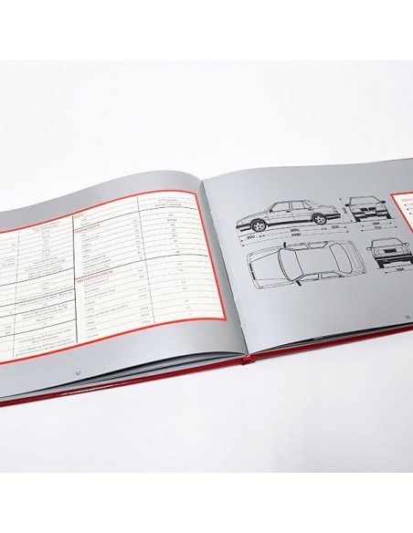 1987 LANCIA THEMA 8.32 HARDCOVER BROCHURE FRANS