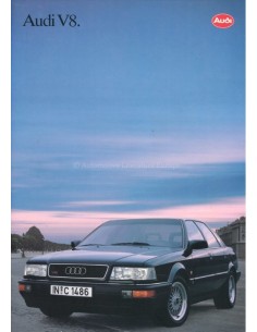 1991 AUDI V8 PROSPEKT FRANZÖSISCH