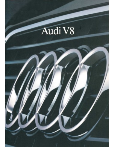 1990 AUDI V8 BROCHURE DUITS