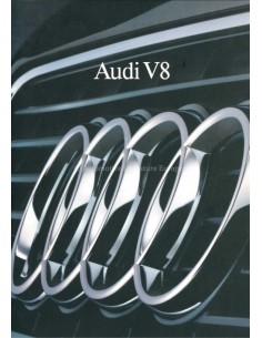 1988 AUDI V8 PROSPEKT DEUTSCH
