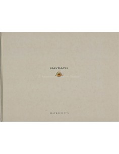 2005 MAYBACH 57 S HARDBACK BROCHURE GERMAN