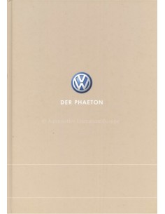 2006 VOLKSWAGEN PHAETON HARDCOVER PROSPEKT DEUTSCH