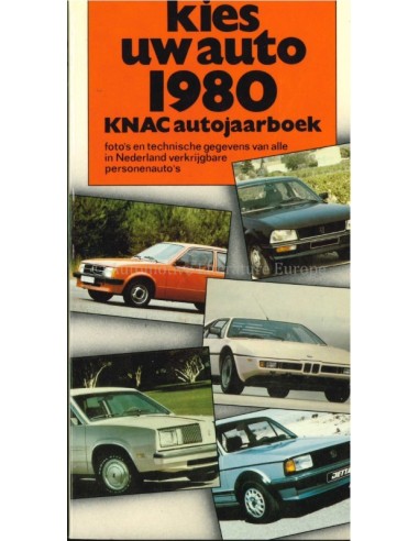 1980 KNAC AUTOJAARBOEK NEDERLANDS