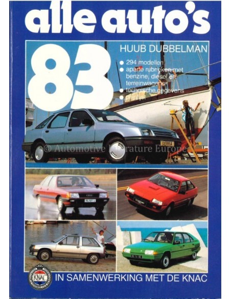 1983 KNAC AUTOJAARBOEK NEDERLANDS