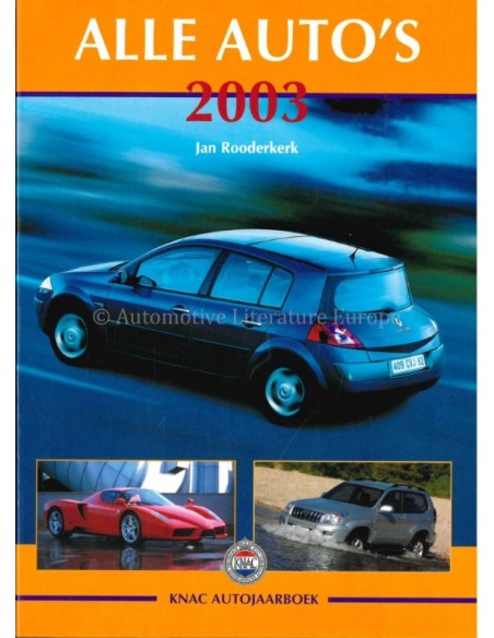 2003 KNAC AUTOJAHRBUCH NIEDERLÄNDISCH