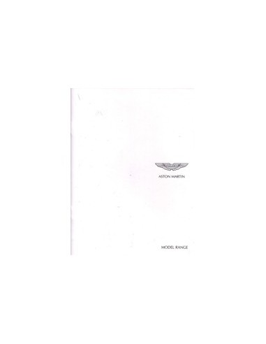 2010 ASTON MARTIN PROGRAMMA BROCHURE ENGELS