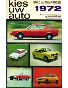 1972 KNAC CAR YEARBOOK DUTCH