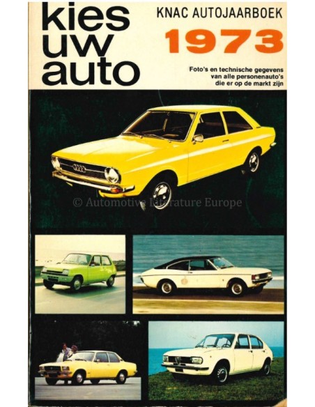 1973 KNAC CAR YEARBOOK DUTCH