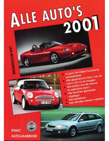 2001 KNAC AUTOJAHRBUCH NIEDERLÄNDISCH