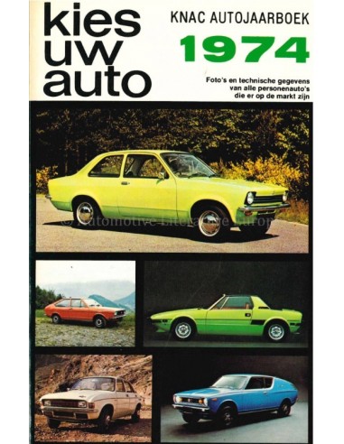 1974 KNAC CAR YEARBOOK DUTCH
