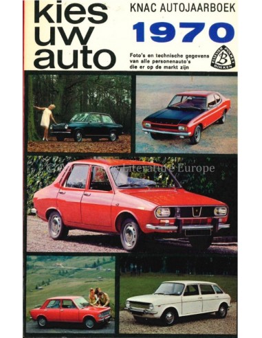 1970 KNAC AUTOJAHRBUCH NIEDERLÄNDISCH