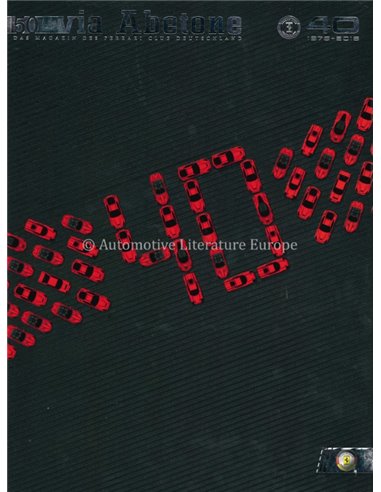 2018 FERRARI VIA ABETONE FERRARI CLUB DEUTSCHLAND MAGAZINE 50 GERMAN